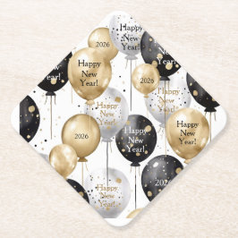 Posavasos De Papel Personalized Happy New Year Party