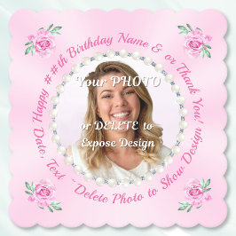 Posavasos De Papel Photo, Customizable Cardboard Coasters, Chipboard