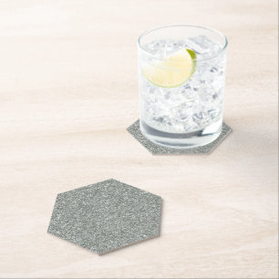 Posavasos De Papel Piedra de plata Gary Purpurina de Mármol de oro mo