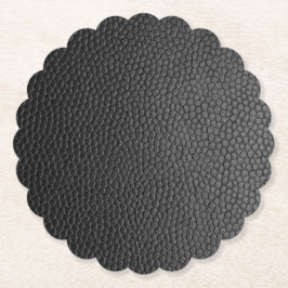Posavasos De Papel Piel de serpiente negra