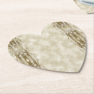 Posavasos De Papel Pilares dorados