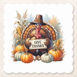 Posavasos De Papel Pilgrim Spirit & Pumpkin Joy