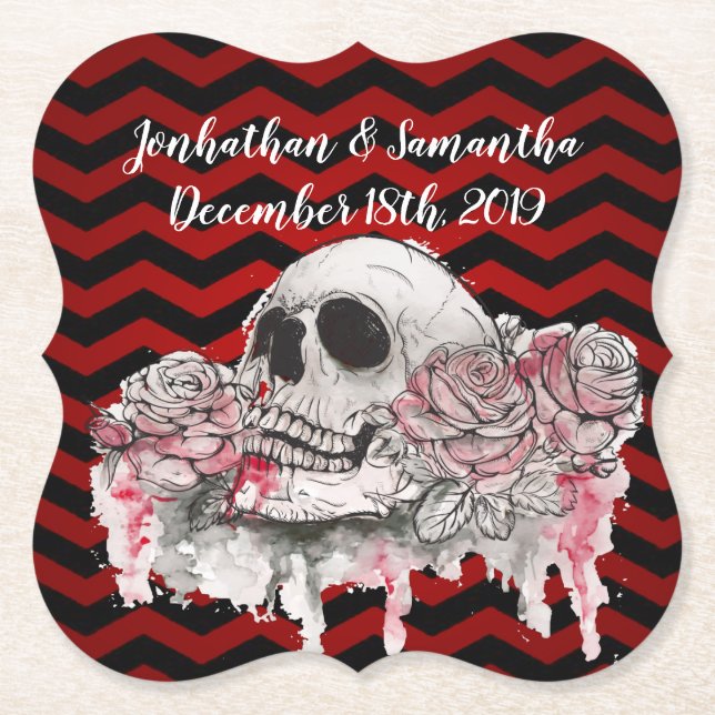 Posavasos De Papel Pillow personalizado (Anverso)