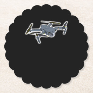 Posavasos De Papel Piloto de drones Quadcopter piloto