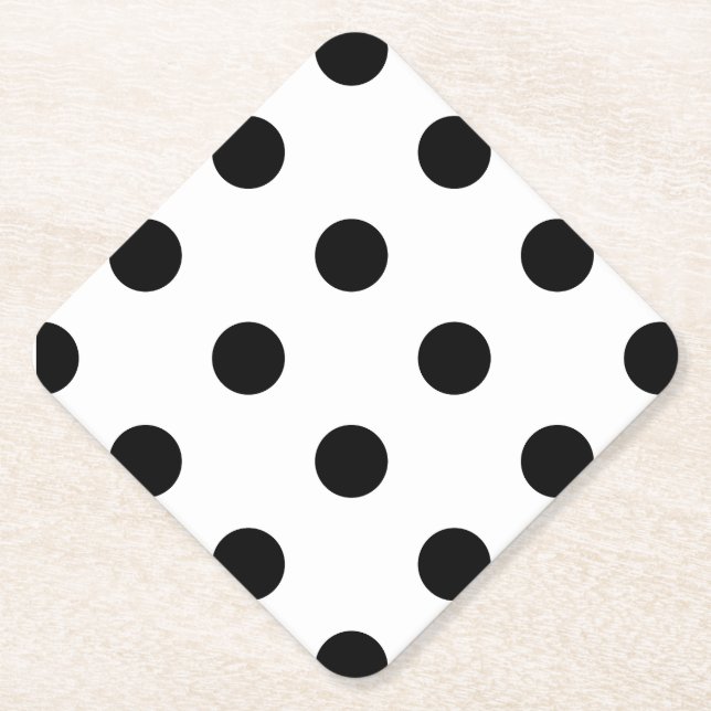 Posavasos De Papel Polka Dot Paper Coasters (Anverso)