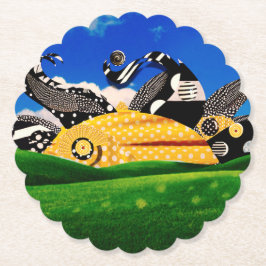 POSAVASOS DE PAPEL ¡POLKA DOT SUN!