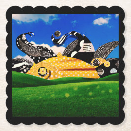 POSAVASOS DE PAPEL ¡POLKA DOT SUN!