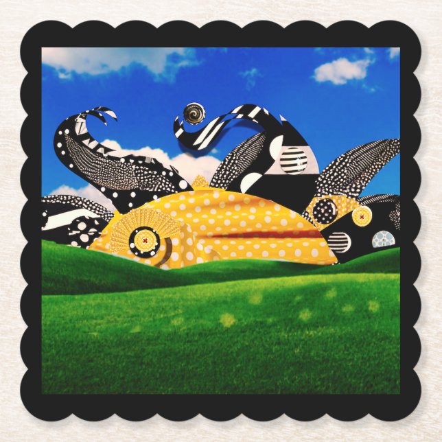 POSAVASOS DE PAPEL ¡POLKA DOT SUN! (Anverso)