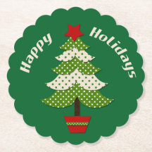 Polkadot Christmas Tree Green