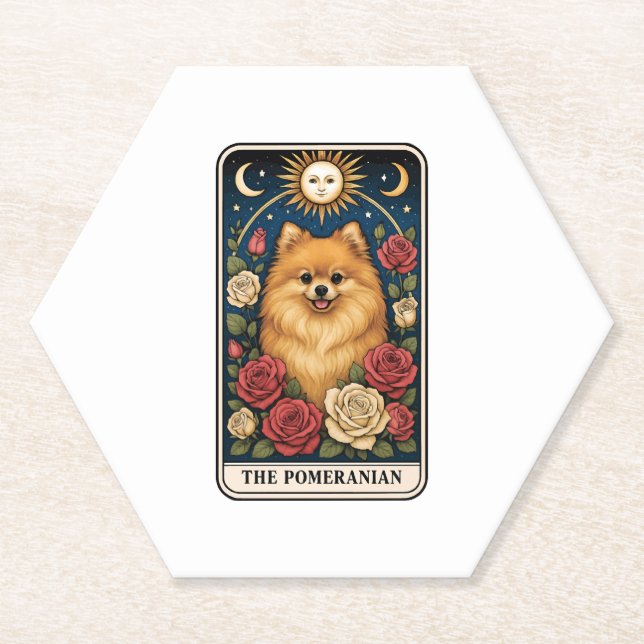 Posavasos De Papel Pomerania (Anverso)
