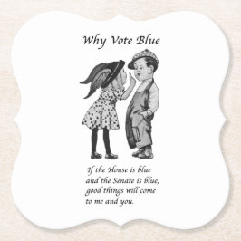 Posavasos De Papel Por qué votar azul en 2026