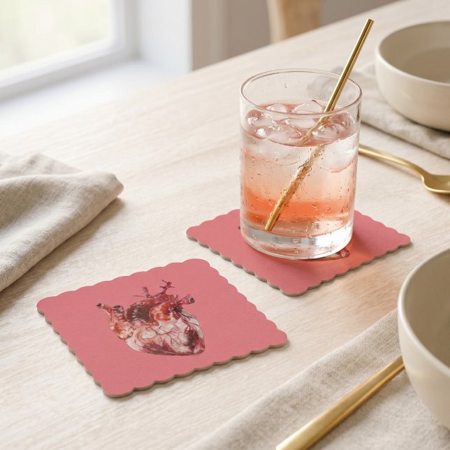Posavasos De Papel Porta-copo De Papel Hearts (Subido por el creador)