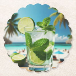 Posavasos De Papel Porta Copos Caipirinha