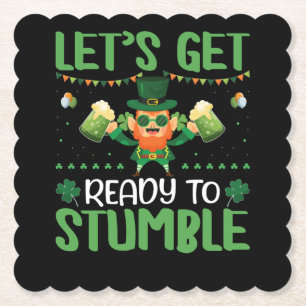 Posavasos De Papel Preparémonos para tropezar