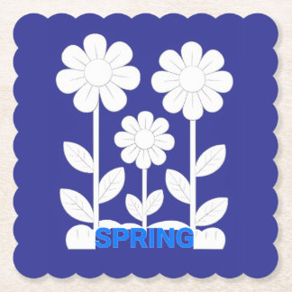 Posavasos De Papel Primavera 