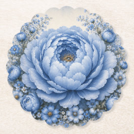 Posavasos De Papel Primer Cumpleaños Floral de Un Amigo Pequeño