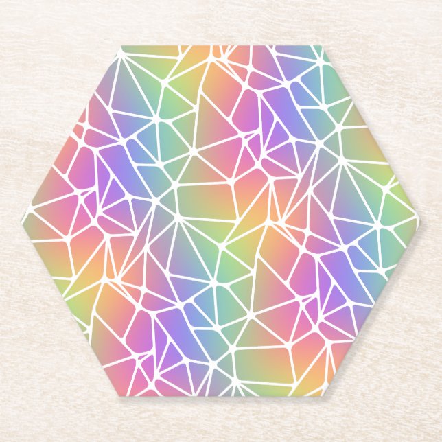 Posavasos De Papel prisma sinapsis red - web arcoíris : (Anverso)