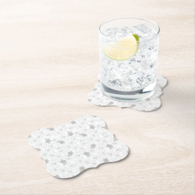 Posavasos De Papel Protectores de Papel | Floral Elegante | Decoració (In situ)