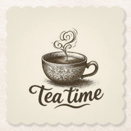 Posavasos De Papel Protectores de Papel para Té