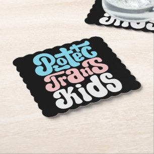 Posavasos De Papel Proteger a los niños transexuales