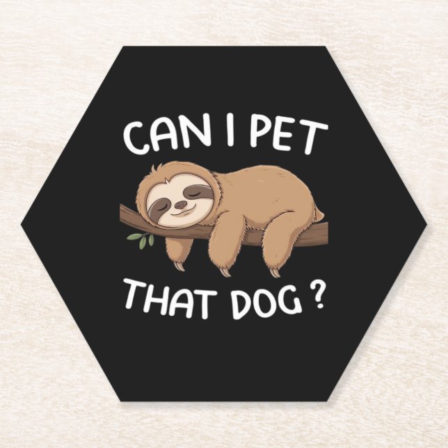 Posavasos De Papel ¿Puedo mascota a ese perro perrito por ser amante  (Anverso)