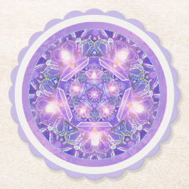 Posavasos De Papel Púrpura W1