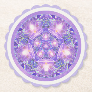 Posavasos De Papel Púrpura W1