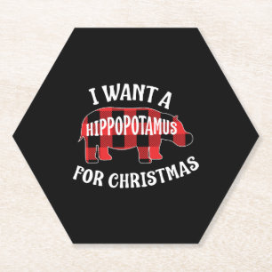Posavasos De Papel Quiero Hipopótamo Para Navidades Cute Hippo Gif