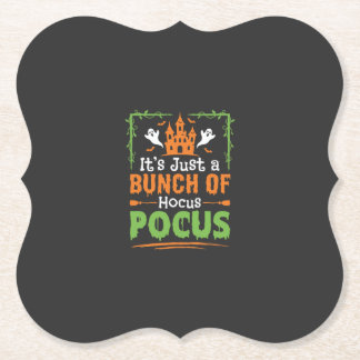 Posavasos De Papel Ramo de Halloween de Trucos y Engaños
