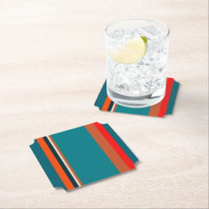 Posavasos De Papel Rayas suroeste 29