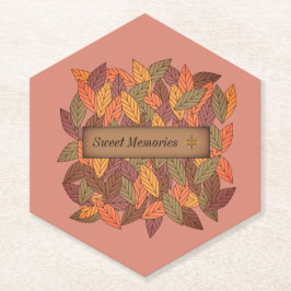 Posavasos De Papel Recuerdos dulces