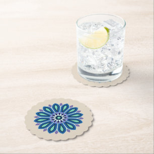 POSAVASOS DE PAPEL REGALO DE FLOR PARA MAMÁ HIJA HERMANA AMIGA MAESTR