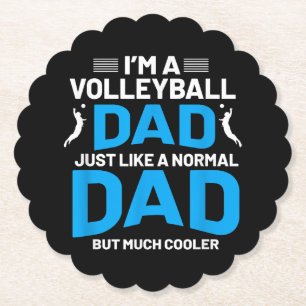 Posavasos De Papel Regalo Divertido de Voleibol para Papás y Hombres