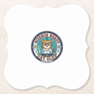 Posavasos De Papel Regalo para mamá de gato friki de la ciencia - Fri