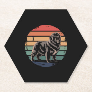 Posavasos De Papel Regalos retro para hombres amantes de los perros v