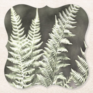 Posavasos De Papel Resumen artístico de fern