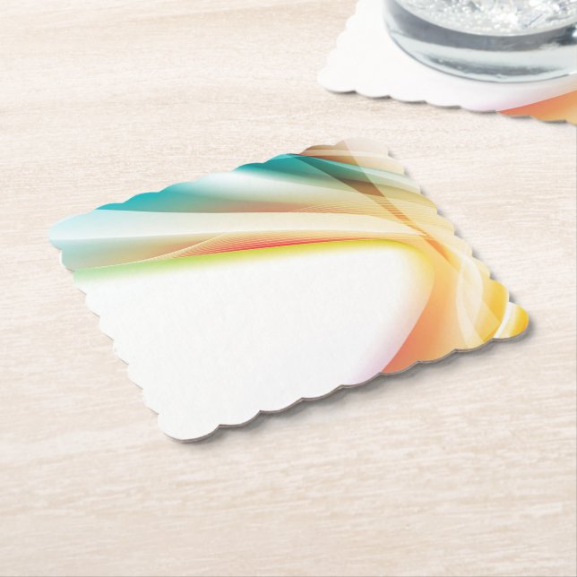 Posavasos De Papel Resumen de Swirl 2 (En perspectiva)
