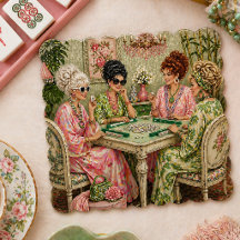 Roper Romp Mahjong Fiesta Coaster