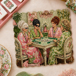 Posavasos De Papel Roper Romp Mahjong Fiesta Coaster