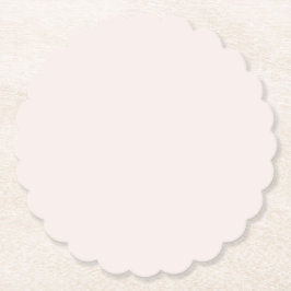 Posavasos De Papel rosa lechero sólido