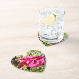 Posavasos De Papel Rosa rosa #2