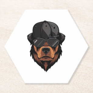 Posavasos De Papel Rottweiler Gangster