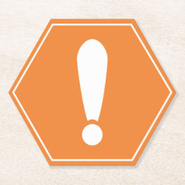 Posavasos De Papel Rótulo de advertencias de transporte