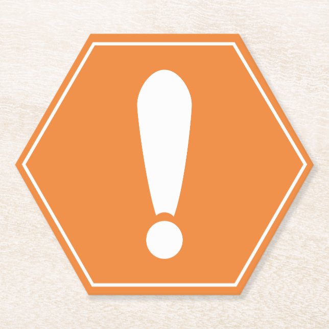 Posavasos De Papel Rótulo de advertencias de transporte (Anverso)