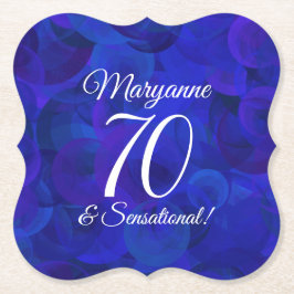 Posavasos De Papel Royal Blue 70 y la fiesta sensacional de cumpleaño