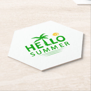 Posavasos De Papel Saludo