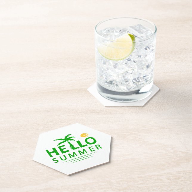 Posavasos De Papel Saludo (In situ)