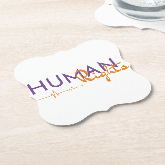 Posavasos De Papel Salvamento de los derechos humanos (En perspectiva)
