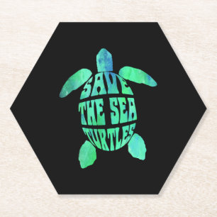 Posavasos De Papel Salvar a las tortugas marinas