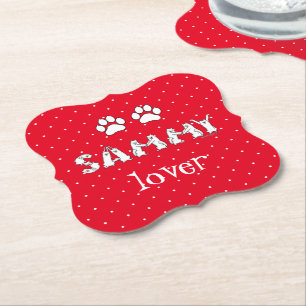 Posavasos De Papel Sammy en letras samoyadas